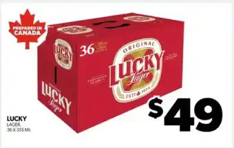 Real Canadian Liquorstore LUCKY offer