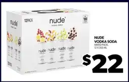 Real Canadian Liquorstore Nude Vodka Soda offer
