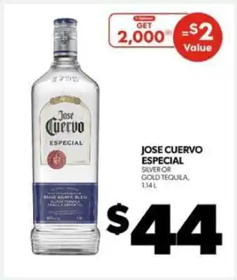 Real Canadian Liquorstore Jose Cuervo Especial offer