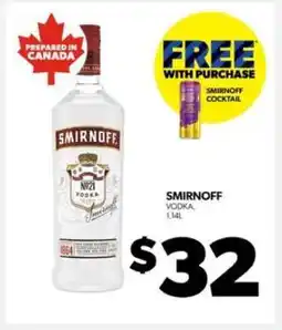 Real Canadian Liquorstore Smirnoff Vodka offer