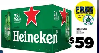 Real Canadian Liquorstore Heineken Lager offer