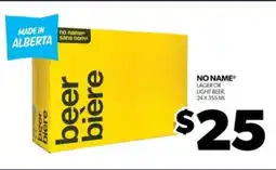 Real Canadian Liquorstore No Name Beer offer