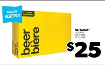 Real Canadian Liquorstore No Name Beer offer
