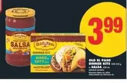 No Frills OLD EL PASO DINNER KITS + SALSA offer