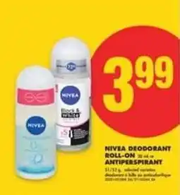 No Frills NIVEA DEODORANT ROLL-ON offer