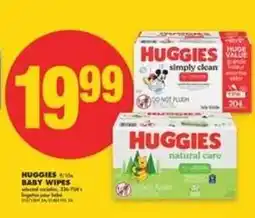 No Frills HUGGIES BABY WIPES offer