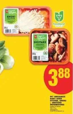 No Frills PC Organics Mushrooms offer