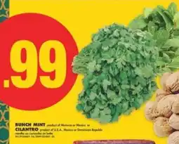 No Frills BUNCH MINT OR CILANTRO offer
