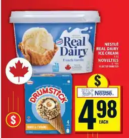 Food Basics Nestlé Real Dairy Ice Cream & Novelties offer