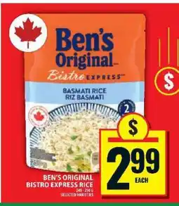 Food Basics BEN’S ORIGINAL BISTRO EXPRESS RICE offer