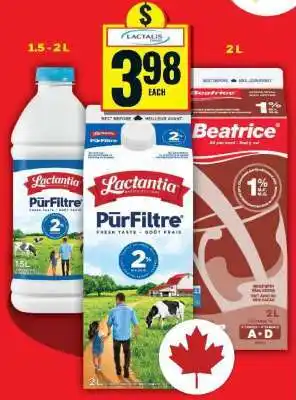 Food Basics Lactalis Milk offer