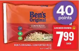Food Basics BEN’S ORIGINAL CONVERTED RICE offer