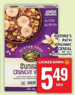 Food Basics NATURE’S PATH ORGANIC CEREAL offer