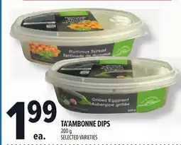 Metro TA'AMBONNE DIPS offer