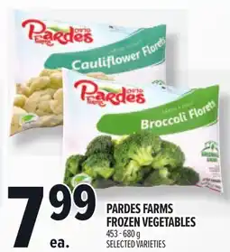 Metro PARDES FARMS FROZEN VEGETABLES offer