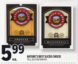 Metro NATURE'S BEST SLICED CHEESE offer
