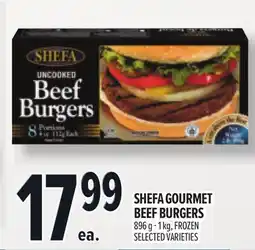 Metro SHEFA GOURMET BEEF BURGERS offer