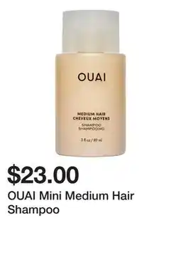 Sephora OUAI Mini Medium Hair Shampoo offer