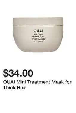 Sephora OUAI Mini Treatment Mask for Thick Hair offer