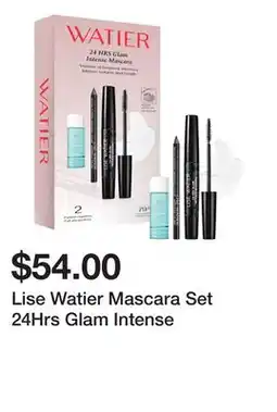 Sephora Lise Watier Mascara Set 24Hrs Glam Intense offer