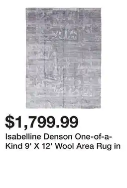 Wayfair Isabelline Denson One-of-a-Kind 9' X 12' Wool Area Rug in offer