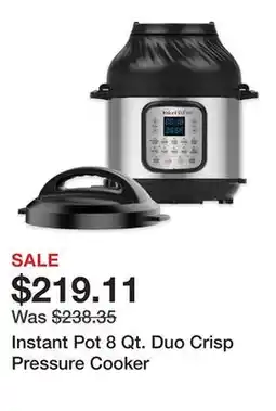 Wayfair Instant Pot 8 Qt. Duo Crisp Pressure Cooker offer