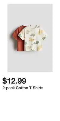 H&M 2-pack Cotton T-Shirts offer
