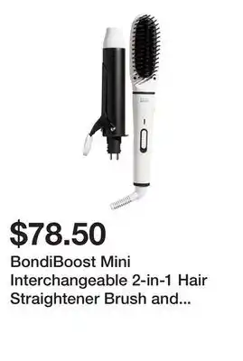 Sephora BondiBoost Mini Interchangeable 2-in-1 Hair Straightener Brush and Curling Iron offer