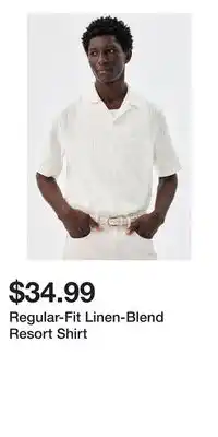 H&M Regular-Fit Linen-Blend Resort Shirt offer