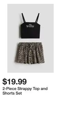 H&M 2-Piece Strappy Top and Shorts Set offer