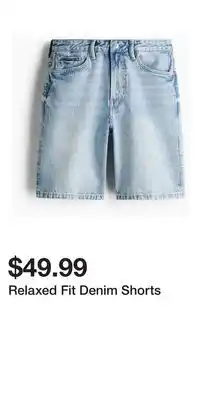 H&M Relaxed Fit Denim Shorts offer