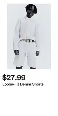 H&M Loose-Fit Denim Shorts offer