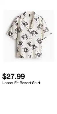 H&M Loose-Fit Resort Shirt offer