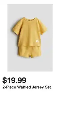 H&M 2-Piece Waffled Jersey Set offer