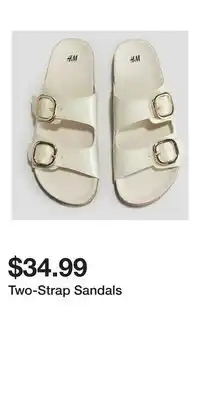 H&M Two-Strap Sandals offer