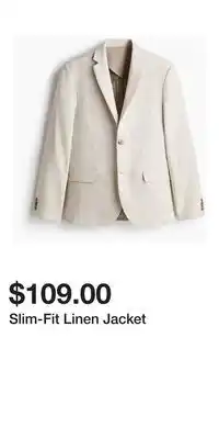 H&M Slim-Fit Linen Jacket offer