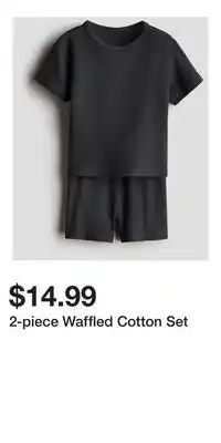 H&M 2-piece Waffled Cotton Set offer