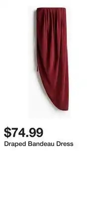 H&M Draped Bandeau Dress offer