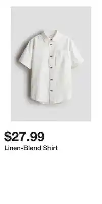 H&M Linen-Blend Shirt offer