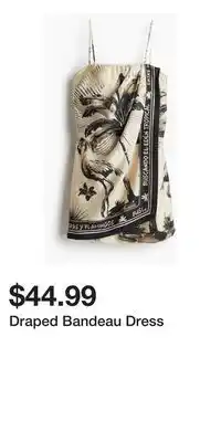 H&M Draped Bandeau Dress offer