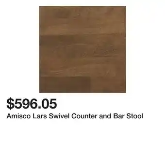 Bed Bath & Beyond Amisco Lars Swivel Counter and Bar Stool offer
