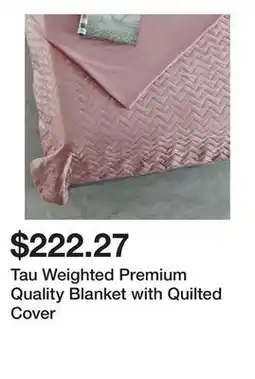 Bed Bath & Beyond Tau Weighted Premium Quality Blanket with Quilted Cover offer