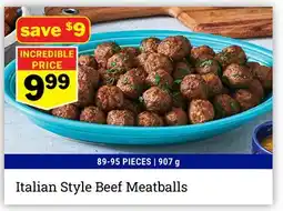 M & M Food Market Italian Style Beef Meatballs offer