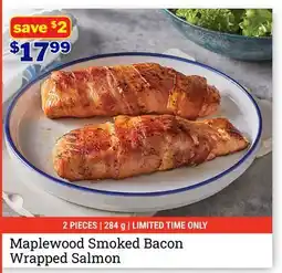M & M Food Market Maplewood Smoked Bacon Wrapped Salmon offer