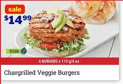M & M Food Market Chargrilled Veggie Burgers offer