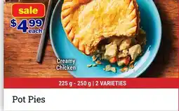 M & M Food Market Creamy Chicken Pot Pies offer