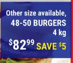 M & M Food Market 48-50 BURGERS offer