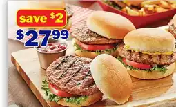 M & M Food Market Fully Cooked Tasty BurgersTM† offer