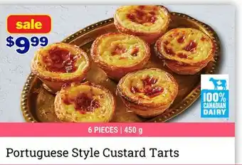 M & M Food Market Portuguese Style Custard Tarts offer