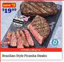 M & M Food Market Brazilian Style Picanha Steaks offer